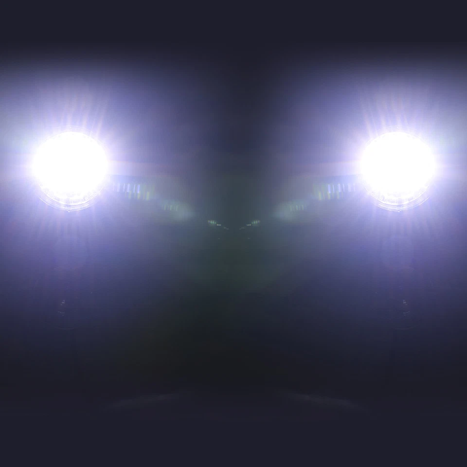 Luces de paso LED de 4,5" para Harley Road King 2014-2024 Foto 4 de 4