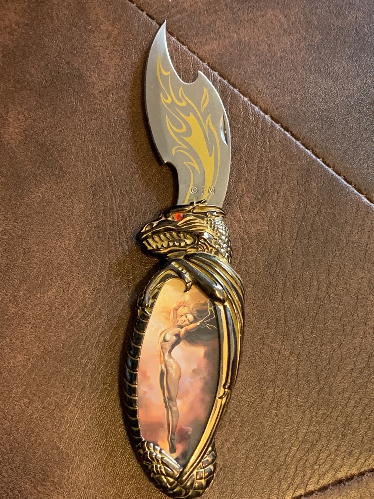 Boris Vallejo Fantasy Knife Set (6) Franklin Mint Knightstone