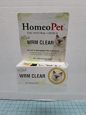HomeoPet Feline Wrm Clear 450 Drops per  15 mL Bottle 