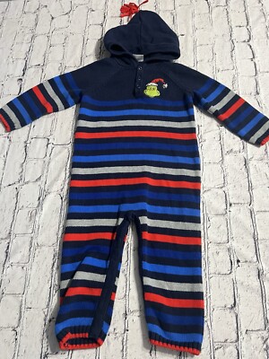 Hanna Andersson Dr Suess Grinch Sweater Outfit Size 3T (90cm)