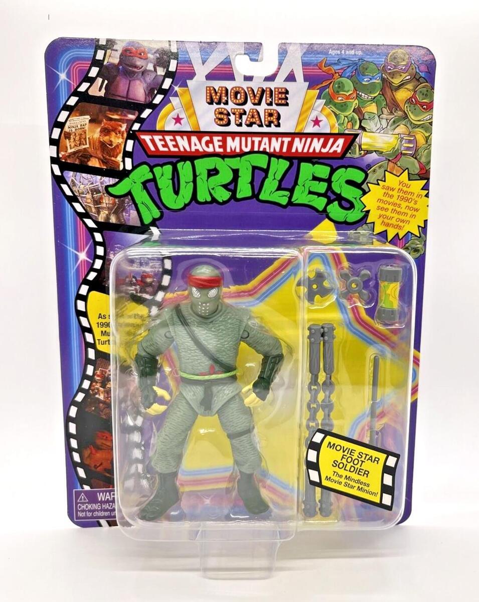 タートルズ Movie Star Foot Soldier テープ補強あり Teenage Mutant Ninja Turtles Classic Movie Star Foot Soldier