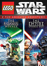 Star Wars Lego - The Padawan Menace / The Empire Strikes Out (DVD, 2013)