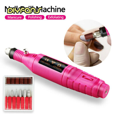 Elektrische Nagelbohrkronen Feilenwerkzeug Maschine Acryl Art Maniküre Stift Set