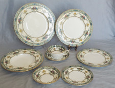 Floral Vase, Red & Blue Flowers-Bowls, Plates-by Minton, Your Choice! (702578)