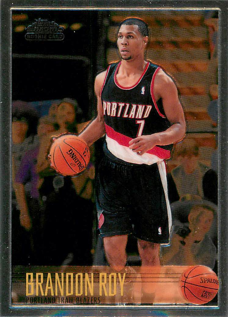 BRANDON ROY 2006-07 Topps Chrome ROOKIE RC #190 Trail Blazers