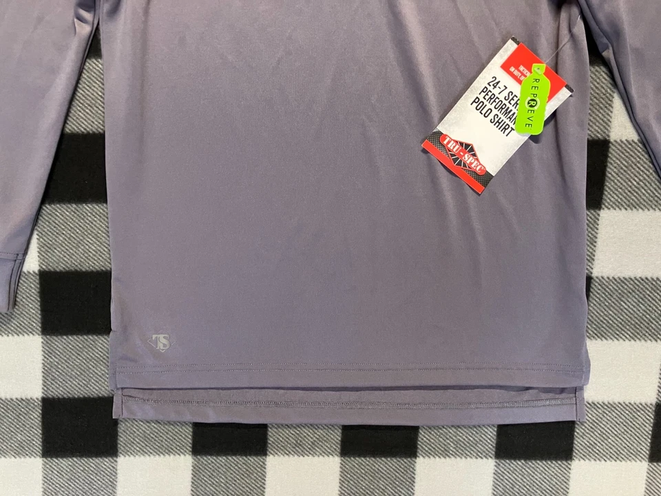 TRU – SPEC 24–7 Series Original Performance Polo Shirt Men’s Small Grey Police - Image 2 of 4
