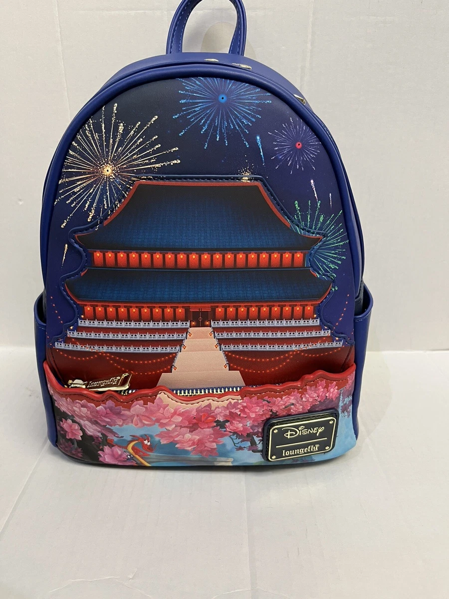 Disney - Mulan Castle Light Up Mini Backpack, Loungefly