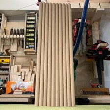 Paneles de pared de caña para paredes, islas, techo, paneles de pared de pandereta, paneles de MDF 3D