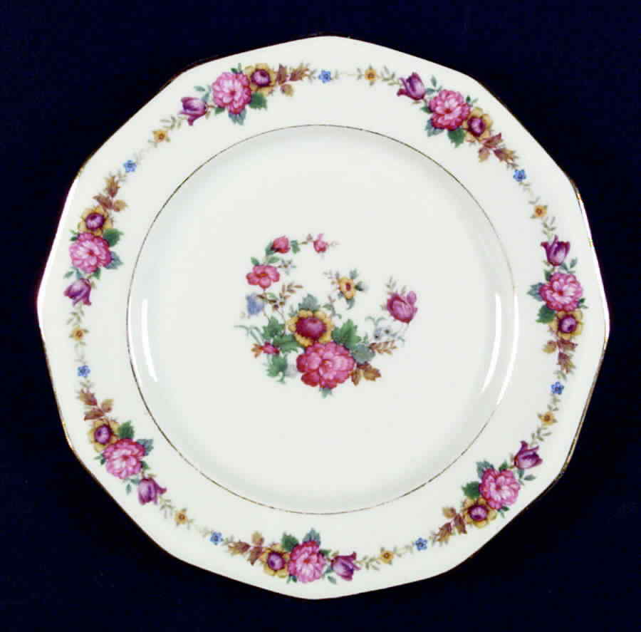 Crown Imperial Ivory Rose Salad Plate 1193021