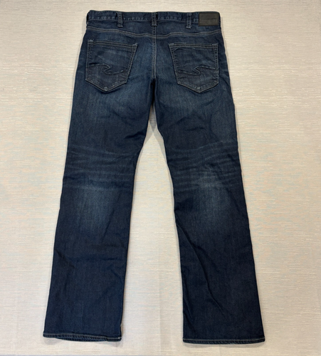 Silver Zac Bootcut Jeans Herren 38 x 36 Relaxed Fit Loose Medium Wash Denim - Bild 3 von 18
