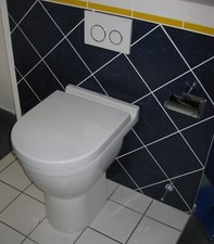 Duravit P. Starck Edition 3 Stand-WC als Tiefspüler mit Sitz