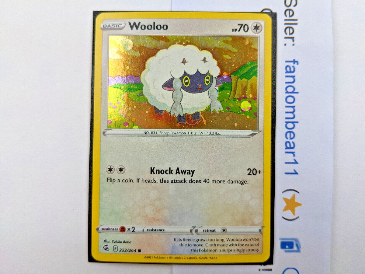 Wooloo COSMOS HOLO PROMO card 222/264 Sword & Shield Fusion Strike 2021 Pokemon | eBay Wooloo COSMOS HOLO PROMO card 222/264 Sword & Shield Fusion Strike 2021 Pokemon | eBay