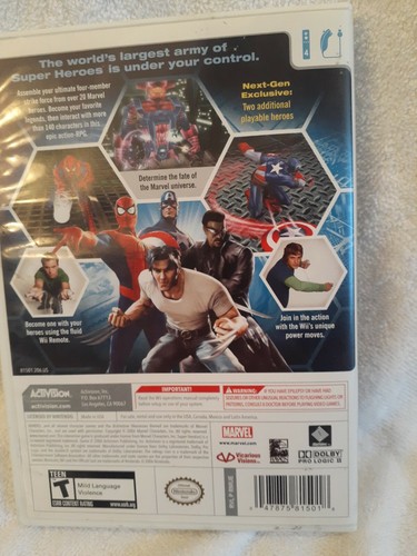 Marvel: Ultimate Alliance (Nintendo Wii, 2006) - Imagen 3 de 3