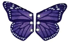 Purple Butterfly Shoe Wings, Monarch Buttefly...