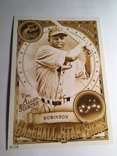 2019 Topps Allen & Ginter Baseball Star Signs 5x7 Jackie Robinson Dodgers 01/10