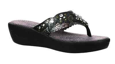 Durango Sandals Cheyenne Women Open Toe Synthetic Black/Brown Sandal DCRD164