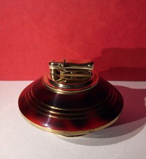 Altes IBELO Tischfeuerzeug Gasfeuerzeug SCHILDPATT-LACK Rarität Brennt!