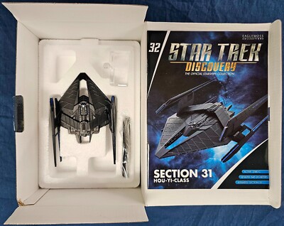 Hou-Yi-Class Section 31 Star Trek Discovery Eaglemoss #32 With Magazine  RARE 