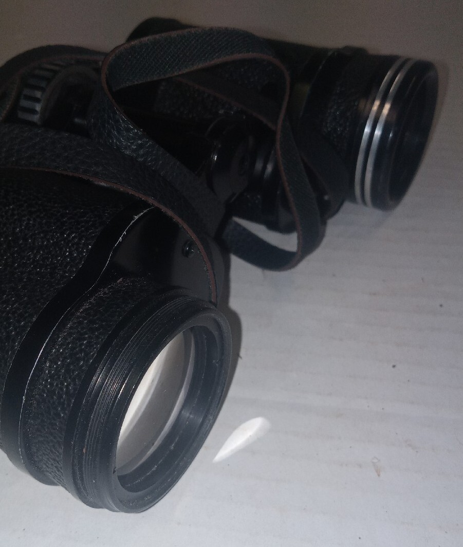 VINTAGE BINOLUX BINOCULAR 7x35, Wide Angle 11°, 578ft 1000 YDS, w