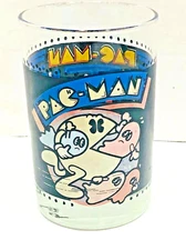 PAC-MAN Glass Arby's Collector's Series 1980 Bally Midway Mfg Co 12 OZ  Barware