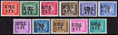 AMG-FTT- 1947/49 - Segnatasse - Complete Series New (MNH) Saxon no.5/15