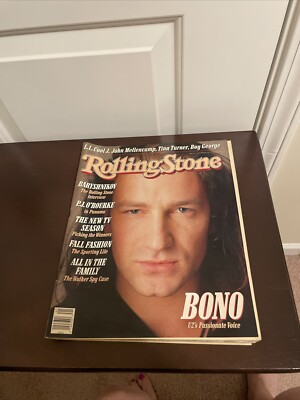 Bono U2 Vintage Rolling Stone Magazine October 8th 1987 Issue #510