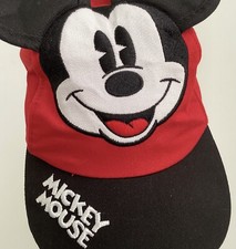 Disney Parks Infant Classic Mickey Mouse Ears Hat Red Black White 49cm