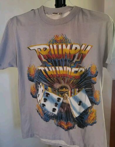 Vintage 1980's Band Triumph Thunder T Shirt