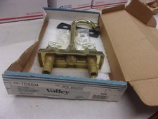 POLLISHED BRASS TDX604 VALLEY DUAL CONTROL BAR FAUCET WITH GOOSENECK SPOUT LESS