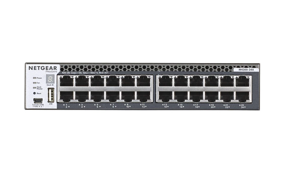 NET-M4300-24X-PC Netgear ProSafe M4300 24G Managed Switch 24x10GbE 24 Ports - Image 2 of 4
