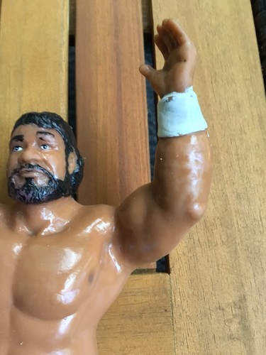 WWF HAKU WRESTLING SUPERSTARS ACTION FIGURE/POSTER LJN 1989 BLACK CARD SERIES 6 - Picture 10 of 14