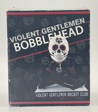 Violent Gentlemen Hockey Bobblehead Ontario Reign Dia De Los Muertos Open Box 