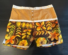 Vtg Hawaiian Holiday Tropical Board Shorts