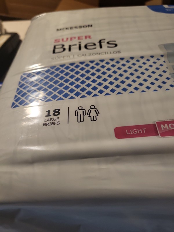 McKesson Ultimate Briefs - Large, 18 Count
