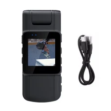 HD 1080P 180° Rotating Lens Audio Video Recorder DVR IR Night ABS Camera