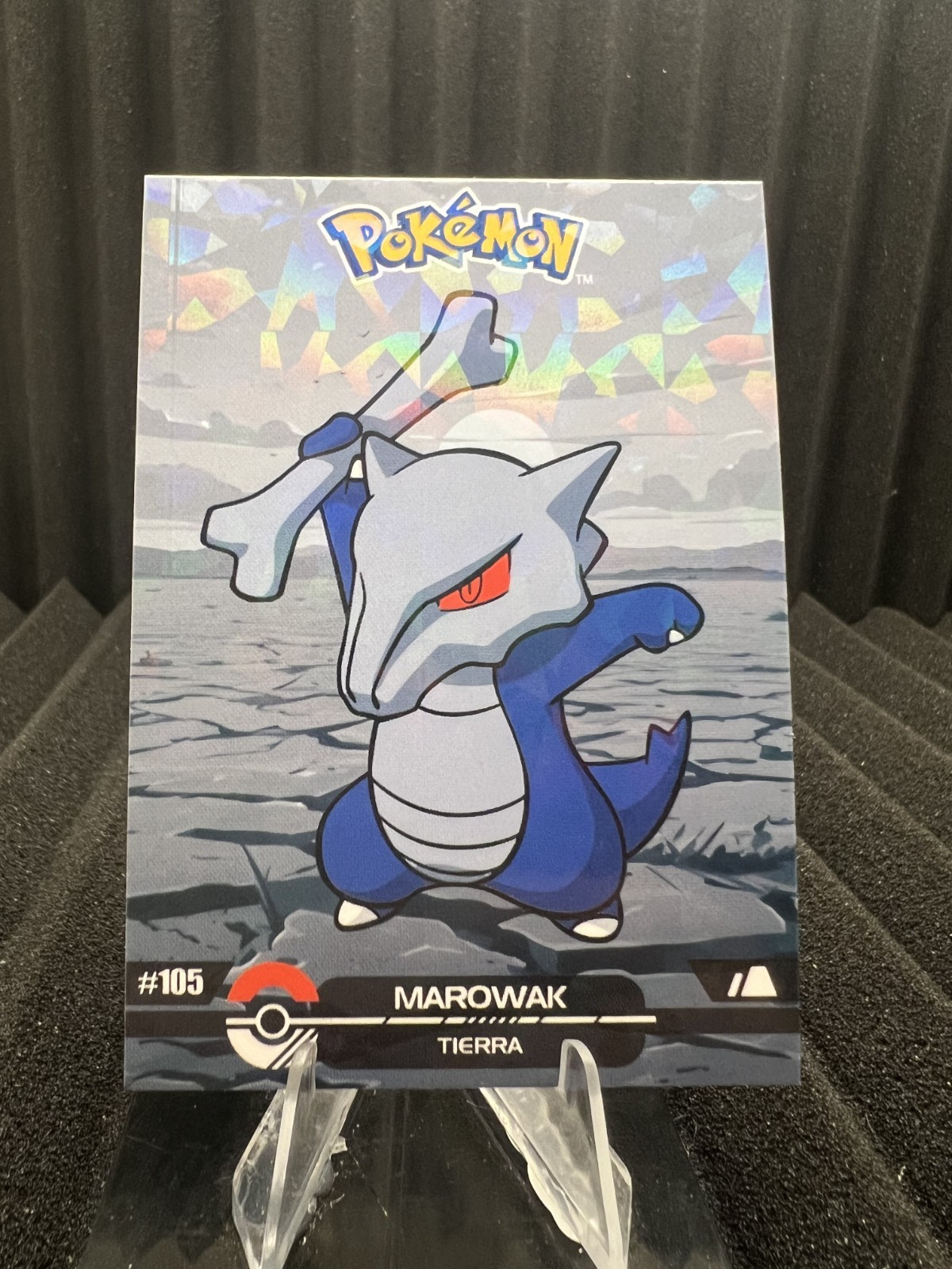 Marowak #105 - Cracked Ice Holo - Crystal Dark Black 2025 - Pokemon Card