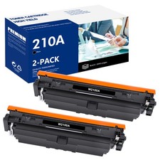 2PK Black Toner 210A W2100A Compatible with HP LaserJet 4201 MFP 4301fdn 4301fdw