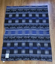 Vintage Woolrich Woolen Mill Wool Blend Blanket 50x70 USA