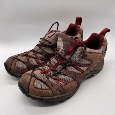 Merrell Siren Sport GTX Hiking Shoes W 9.5 M Brown Gore-Tex Waterproof Leather