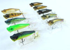 10 Megabass POP-X  1/4oz 6.4cm (Hook replacement, peeling paint) Lot.