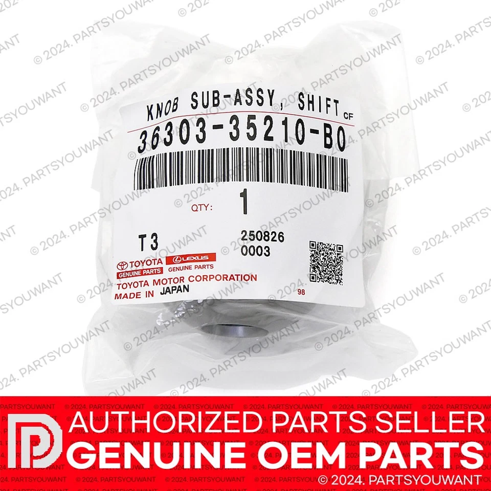 GENUINA Toyota 4Runner FJ Cruiser OEM Perilla de palanca de cambios de transferencia 36303-35210-B0 Foto 2 de 4