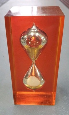 Vintage Eieruhr Lucite Orange 3 Minuten