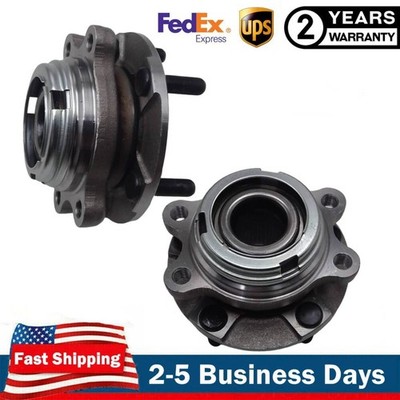 Pair Front Wheel Hub and Bearings For Nissan Altima Maxima Pathfinder JX35 QX60