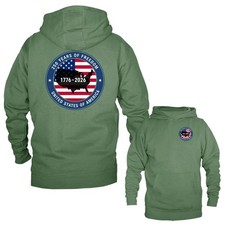250 Years of American Independence Day US Flag 4th of July Patriotic Hoodie