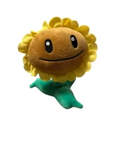 Plants vs Zombies PVZ Plush SUNFLOWER Stuffed Animal w/ Hanger Suction Cup