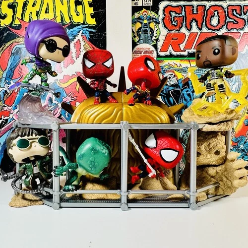 Funko Pop! Spider-Man No Way Home Final Battle Complete Set OOB #1179-1186