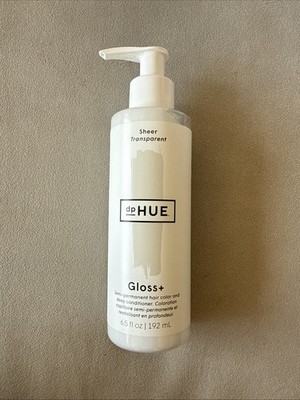 DP HUE GLOSS+ SEMI PERMANENT HAIR COLOR & DEEP CONDITIONER - SHEER TRANSPARENT