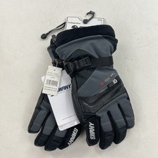 NEW Swany X-Change Sports Flexible Leather Winter Gloves Mens Large Gray SX-20