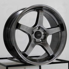 18x8.5 Avid1 Av28 5x114.3 35 Hyper Black Wheels Rims Set4 73.1