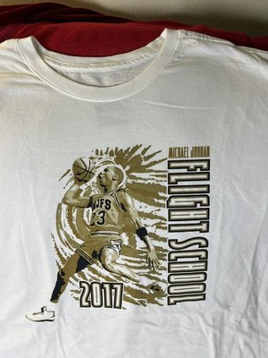 Michael Jordan Flight School 2017 Nike T Shirt Rare GOAT Chicago Bulls XL NEW